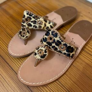 Jack Rogers Leopard Sandals